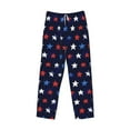 thumbnail image 6 of Uemuo Watercolor Stars1 Pattern Men's Wide Leg Palazzo Lounge Pants with Pockets Light Weight Loose Comfy Casual Pajama Pants-Medium, 6 of 9