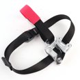 thumbnail image 4 of Wide Usage Climbing Foot Ascender, Mountaineering Foot Riser, Lightweight Automatic Mud Discharge Slot For Mountaineering Rock Climbing Left Foot Riser/Silver,Right Foot Riser/Red, 4 of 8