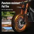 thumbnail image 5 of TUTTIO Soleil 01 2000W Adult Electric Dirt Bike, 48V Full Suspension Off-Road E-Motorcycle for Uphill Riding, 5 of 9