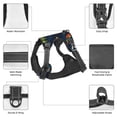thumbnail image 6 of Gaeub Spaceships and Stars Gaeub Spaceships and Stars No Pull Dog Harness, Secure and Adjustable Pet Vest for Outdoor Activities - Medium, 6 of 9