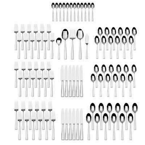 Mikasa Everett 101piece 18/10 Stainless Steel Flatware Set Service for