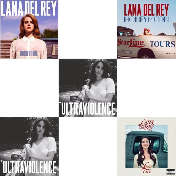 Born To Die & Ultraviolence & Ultraviolence & Honeymoon & Lust For Life [CD Bundle]
