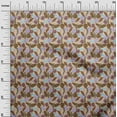 thumbnail image 3 of oneOone Cotton Flex Light Beige Fabric Tropical Leaf Sewing Craft Projects Fabric Prints By Yard 40 Inch Wide, 3 of 5
