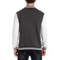 thumbnail image 2 of Men's  Varsity Jacket Causal Slim Fit Cotton Letterman Baseball Bomber Jackets, 2 of 11