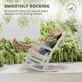 thumbnail image 3 of Dycanpo Outdoor Rocking Chair, Weather Resistant Proch Rocker for Adult, White, 3 of 8