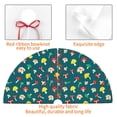 thumbnail image 4 of Sikiie Mushrooms 30-48 inches {designName} Print Christmas Tree Skirt Snowman Xmas Tree Skirt with Edge Christmas Decorations for Holiday Party-30", 4 of 7