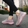 thumbnail image 4 of Women's Lightweight Sneakers - Breathable Casual Walking Shoes with foot arch pad & Anti-Slip Sole, 4 of 13