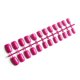 thumbnail image 5 of Guardurnaity 24 piezas de uñas postizas de ataúd de colores en forma cuadrada de longitud media Artificial DIY uñas elegantes para salones de veinte 10Conjunto, 5 of 6