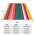 thumbnail image 3 of Fotbe Vertical Stripes Manta de Franela Acolchonada con Estampado, Súper Suave y Esponjosa, Extra Grande para Sofá, Cama, Uso Todo el Año-40"x30", 3 of 7