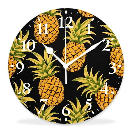 12 Inch Wall Clock Battery Operated Silent Clock Decorative for Office, Kitchen, Outdoor, Living