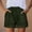 *Army Green, variant on ClodeEU Women’s Elastic Waist Shorts,Lightweight Casual Solid Color Summer Shorts with Pockets Army Green,Women's Plus L