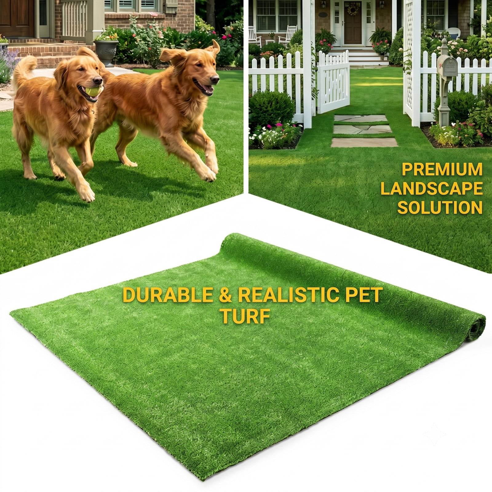 ALPULON 10 x 6.5 FT Artificial Turf Grass Rug, 65 sq.ft Realistic Synthetic Lawn Mat with Low 0.3 Inch Pile Height, Drainage Holes for Balcony Patio Yard Pet, Green