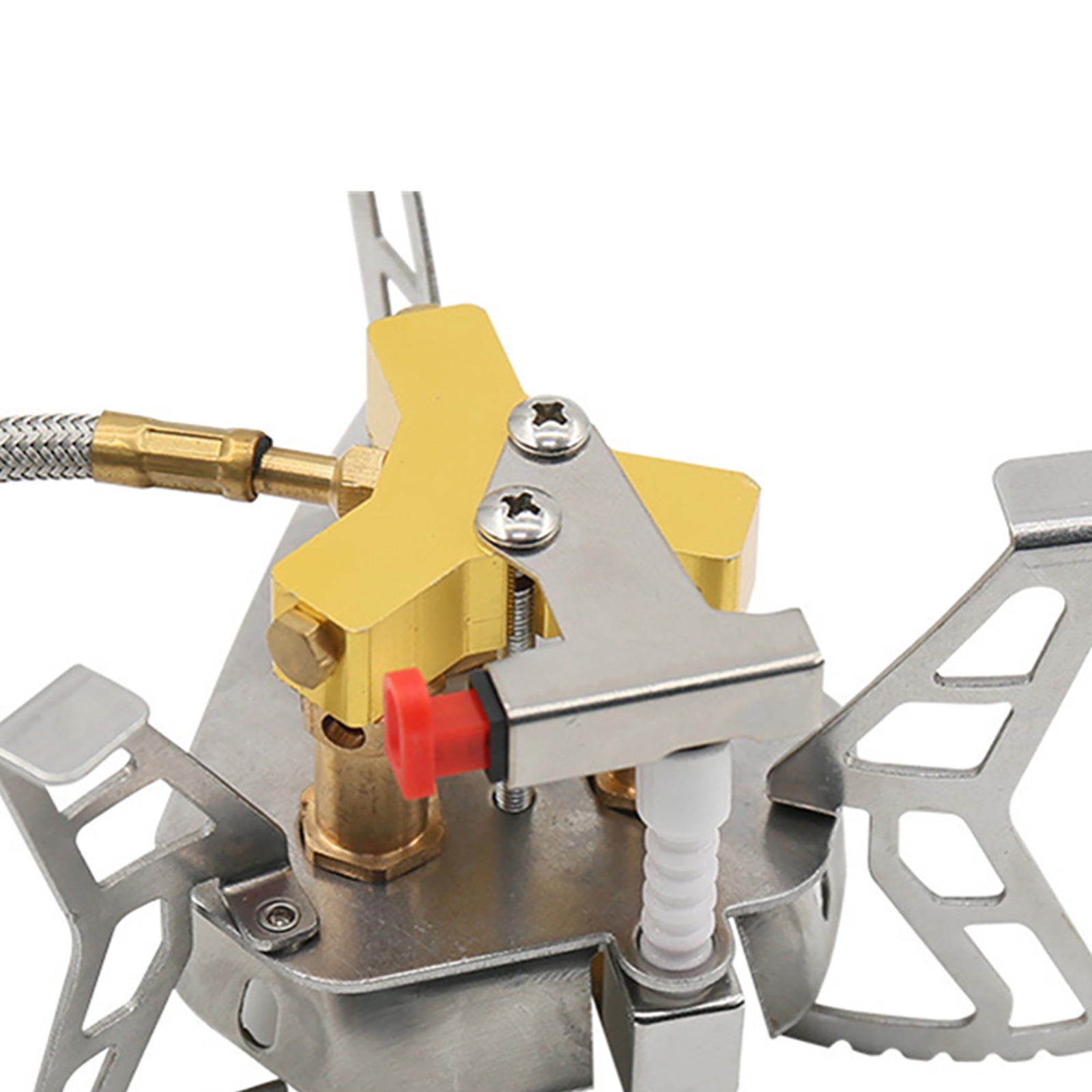 6800W High-Power Camping Burner Stove Brass Burner, Fast Heating, Windproof, Safe Gas Use