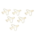 thumbnail image 3 of Clips De Papel, Lindos Y Prácticos Clips De Papel Dorados En Forma De Avión De Galvanoplastia Portátiles Para La Oficina Para El Hogar, 3 of 7