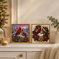 thumbnail image 6 of Christmas Pearl Diamond Art Kit, DIY Handicraft Painting with Winter Cardinal Bird Pattern, Framed Creative Home Decoration for Holiday Gathering and Birthday Gift, 6 of 8