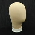 thumbnail image 2 of Xingzhi Canvas Block Head Manequin Head For Making Wigs Hats Styling Display 54cm, 2 of 9