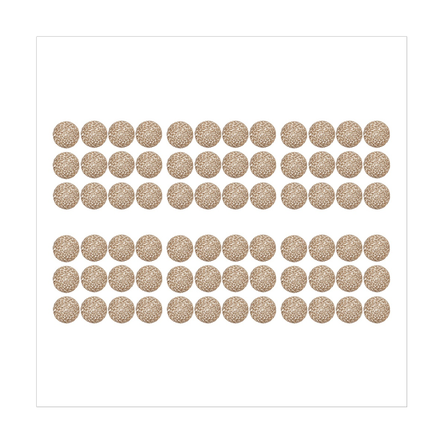 Round Paper Woven Placemats,Decorative Rope Mesh Place Mats for Dining, Party and Wedding 72PCS