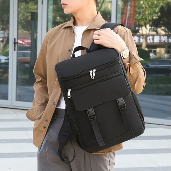 Huayishang Lunch Bag Cooler Backpack Soft Insulated Leak Proof 30 Cans Insulated Backpack Cooler Portable Picnic Camping Beach Hiking BBQ Lunch Backpack For Men And Women