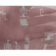 thumbnail image 5 of oneOone Georgette Viscose Light Pink Fabric Abstracts Sewing Material Print Fabric By The Yard 42 Inch Wide, 5 of 5