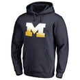 thumbnail image 2 of Men's Navy Michigan Wolverines Gradient Logo Pullover Hoodie, 2 of 4