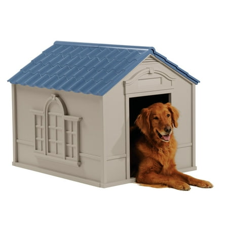 Suncast Deluxe Dog House, Large, 33