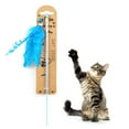 thumbnail image 1 of Cat Teaser Wand Creative Funny Interactive Cat Feather Toy Cat Training Toy, 1 of 3