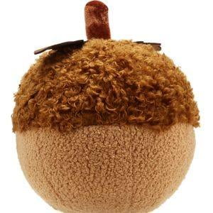 Fall Fest Fabric Acorn Pillow – Decorative Autumn Throw Accent