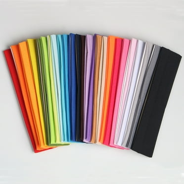 Yoga Sports Headbands for Women Man Girls,25PCS,Soft Elastic Stretch Athletic Headbands for Running Workout
