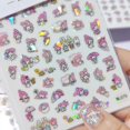 1PCS New Cartoon Hello Kitty Stickers Sanrio Cinnamoroll Nail Stickers