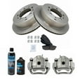 thumbnail image 2 of TRQ Rear Brake Calipers Ceramic Pads & Rotors For 2008-2015 Sequoia 07-15 Tundra BKA19228, 2 of 6