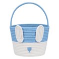 thumbnail image 2 of Ovzne Easter Bunny Cotton Rope Handwoven Storage Basket With Handle On Clearance, 2 of 6