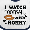 thumbnail image 4 of Inktastic I Watch Football with My Mommy Boys Baby Bib, 4 of 4