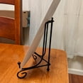 thumbnail image 5 of (2 Pack)Iron Display Stand, Easel Plate Display Photo Holder Stand, Displays Picture Frames, Cookbooks, Decorative Plates, Tablets And Art 5 Inch, 5 of 8