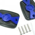 thumbnail image 6 of funtasica 2 Pieces Motorcycle Brake Fluid Tank Cap Cover for C400GT 2019-2023 Blue, 6 of 8
