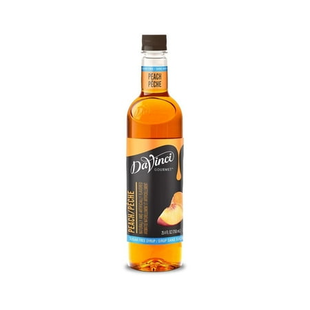 DaVinci Gourmet Sugar-Free Peach Syrup, 750 ml