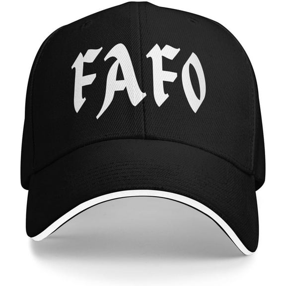 Fafo Hats Unisex Baseball Cap Sandwich Caps Casquette Dad Hat Gray