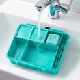 thumbnail image 5 of Bento Box Adult Lunch Box, 5-Compartment Leak-Proof Meal Prep Container for Work Travel Green, 5 of 6