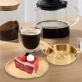 thumbnail image 2 of Juego de 1 juego de tazones para helado: Platos de postre de acero inoxidable con cuchara y platillo - Taza retro para servir café, leche, té, batidos y helados, 2 of 7