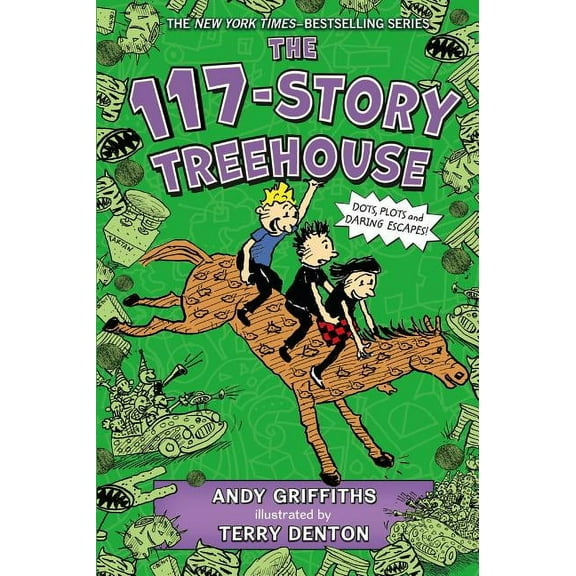 Treehouse Books The 117-Story Treehouse: Dots, Plots & Daring Escapes!, Book 9, (Hardcover)