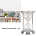 thumbnail image 4 of Metal Hourglass Sand Timer Decorative Vintage High Glossy Sand Replaceable Sandglass Clock, 4 of 5