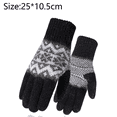 thumbnail image 2 of Gants d'Hiver pour Hommes et Femmes - Gants de Course à Écran Tactile Tricoté à -20 °F d'Épaisseur, 2 of 5