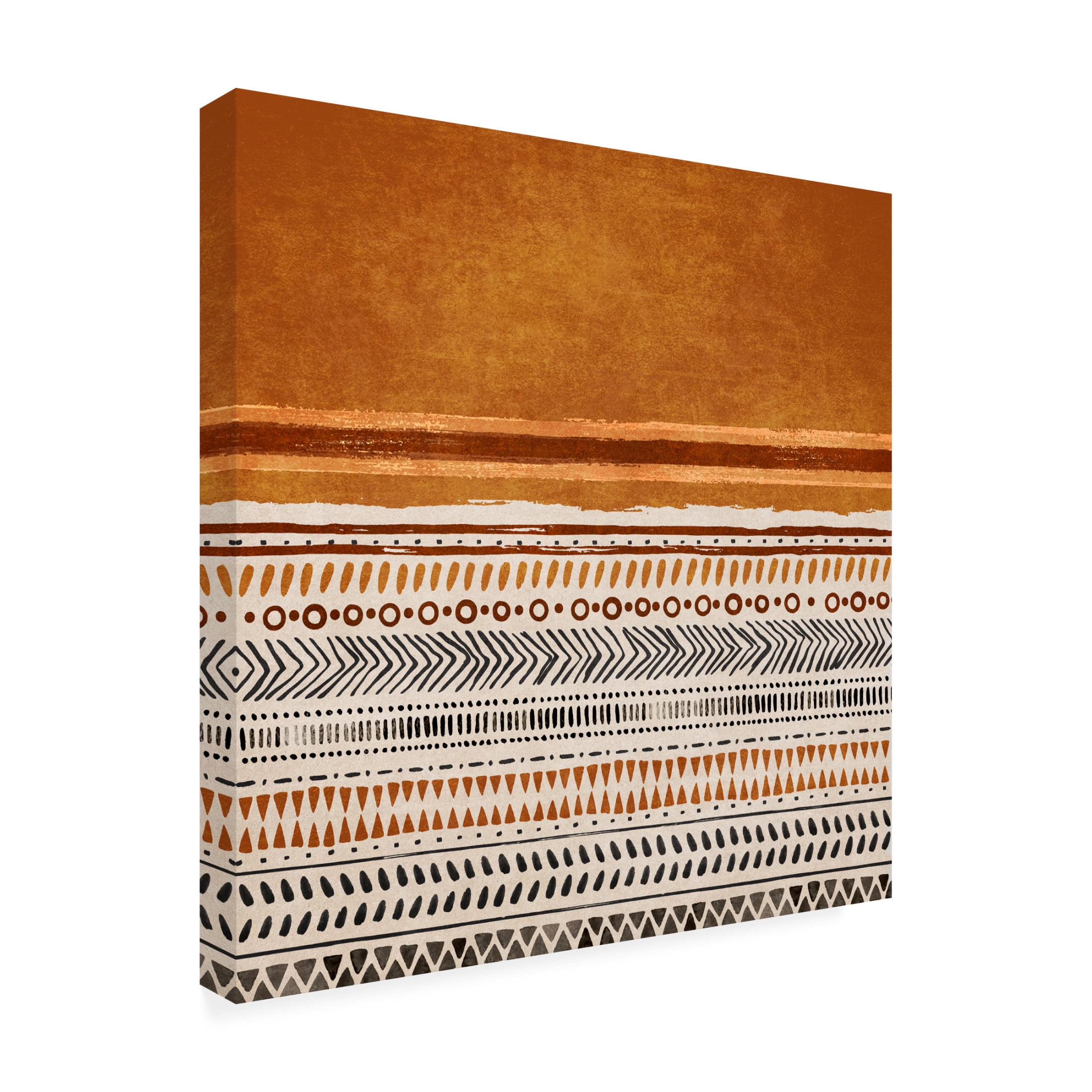 Trademark Fine Art Emel Tunaboylu Kilim Turuncu2 Canvas Wall Art