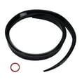 thumbnail image 3 of Rear Trunk Spoiler Lip, UV Proof Trunk Spoiler Wing Stain Resistant Rubber Universal  For Car, 3 of 8