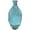 Teal Handmade Tall Spanish Bottleneck Solid Oval 10" x 11" x 24", variant on DecMode 15" Handmade Wide Spanish Bottle Neck Teal Recycled Glass Vase