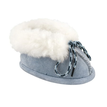 

Old Friend Footwear Baby Soft Sole Cushioned Bootee 461117 (Light Blue X-Large)
