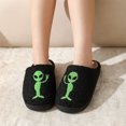 thumbnail image 6 of BERANMEY Halloween Slippers for Women Perfect Soft Plush Comfy Warm Slip-On Cute Womens Slippers Indoor Fluffy House Slippers for Women and Men Non-slip Fuzzy Flat Slides, 6 of 8