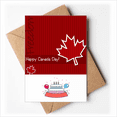 thumbnail image 1 of Canada Flavor Happy Canada Day Happy Birthday Greeting Cards Envelopes Blank, 1 of 3