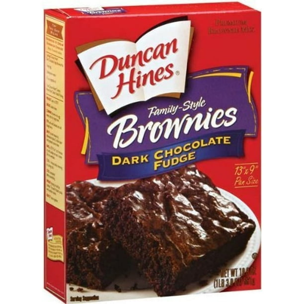 Duncan Hines Dark Chocolate Fudge Brownie Mix 2 Boxes