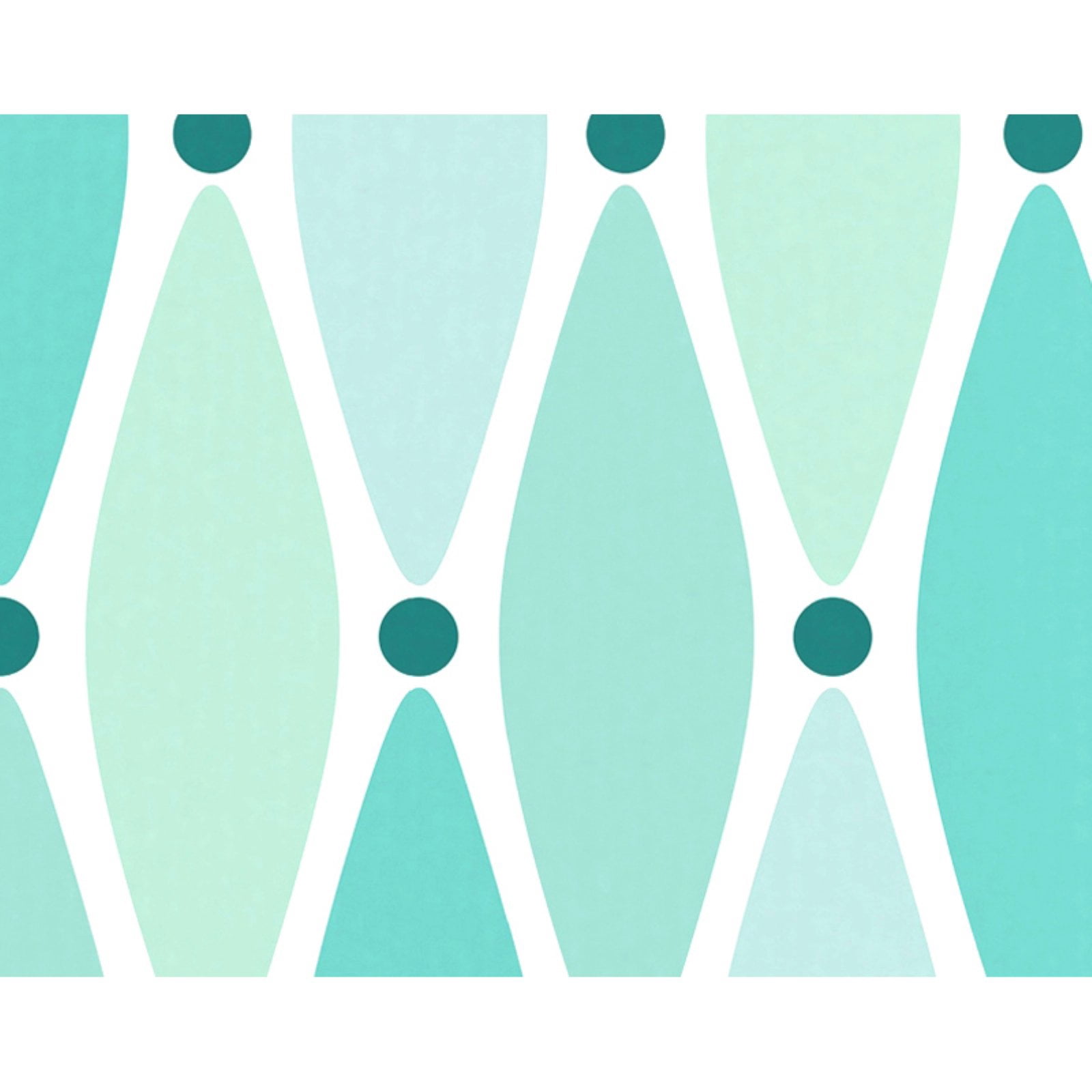 Simply Daisy 18" x 30" Wavy Geometric Print Kitchen Towel