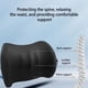 thumbnail image 5 of Almohada lumbar de espuma viscoelástica para coche | Cojín ergonómico para la espalda para conducir y usar en la oficina | Alivia el dolor de espalda y la fatiga | Funda portátil y extraíble, 5 of 5